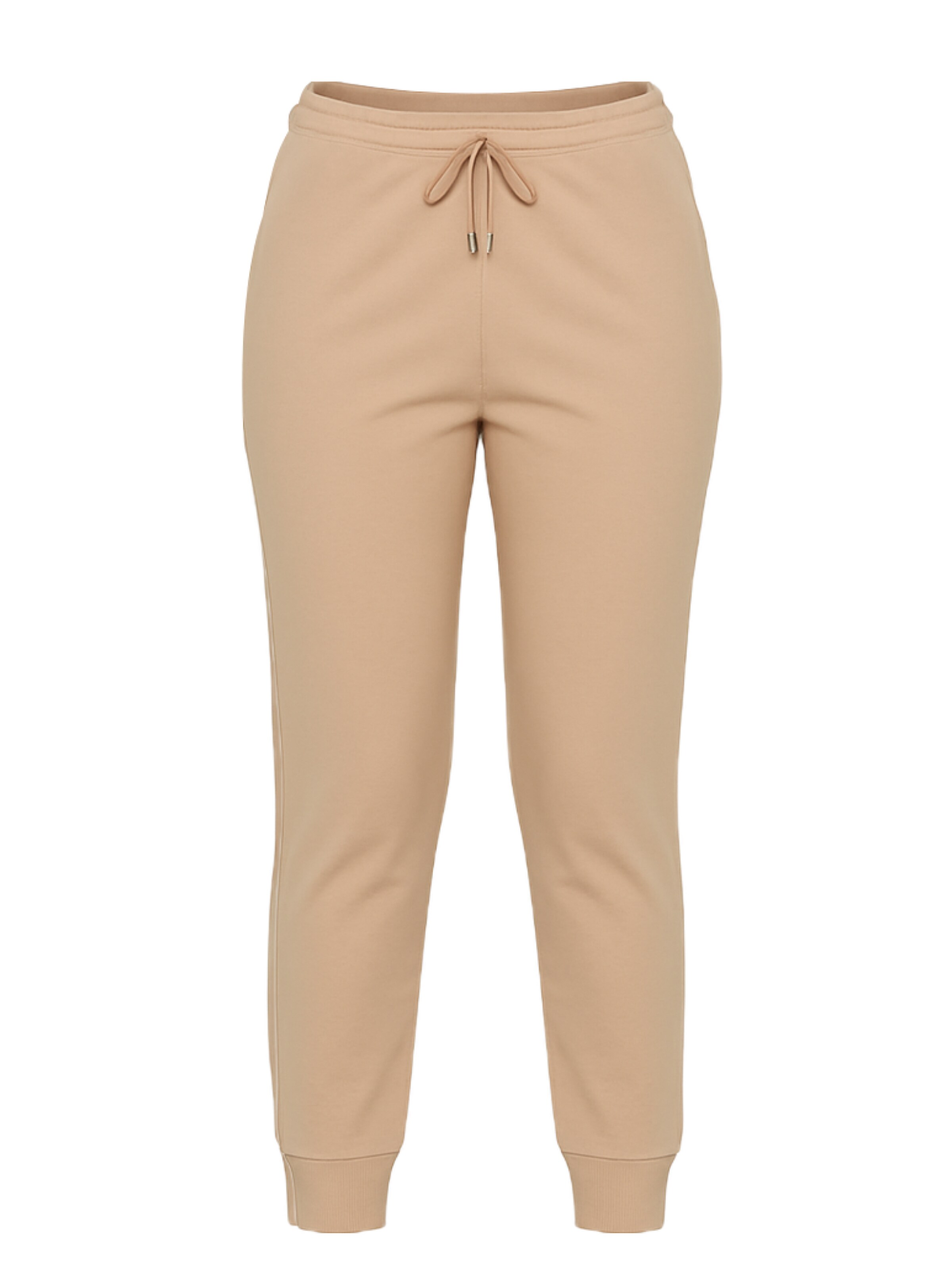 C&City Tapered Trousers in Beige: front