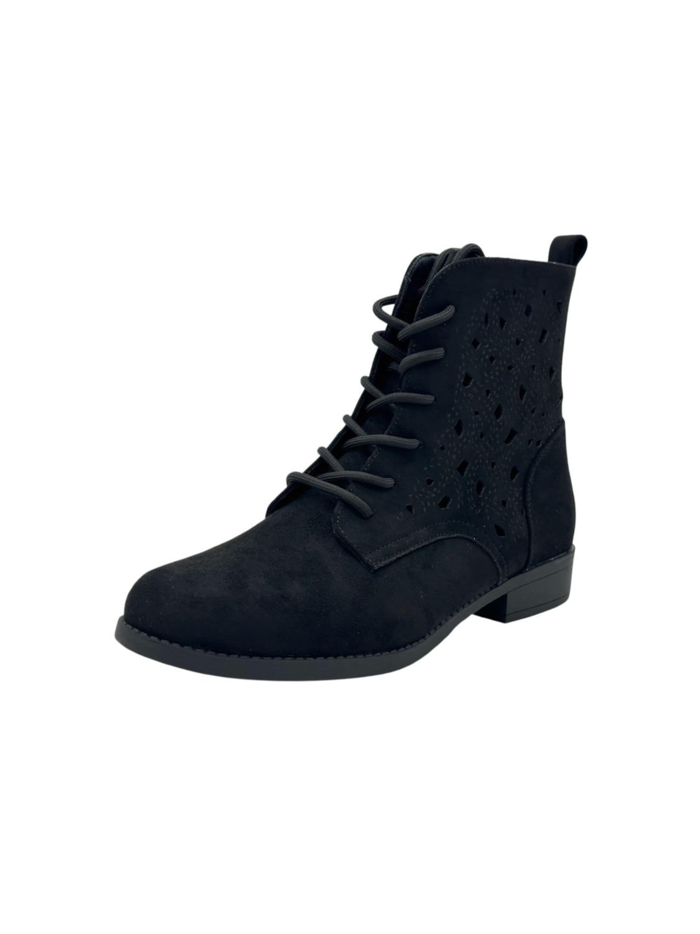 Nowaland Schnürstiefelette‌‌‌‌ in 36 in schwarz, Produktansicht