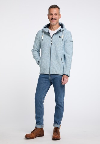 Schmuddelwedda Fleece jas in Blauw