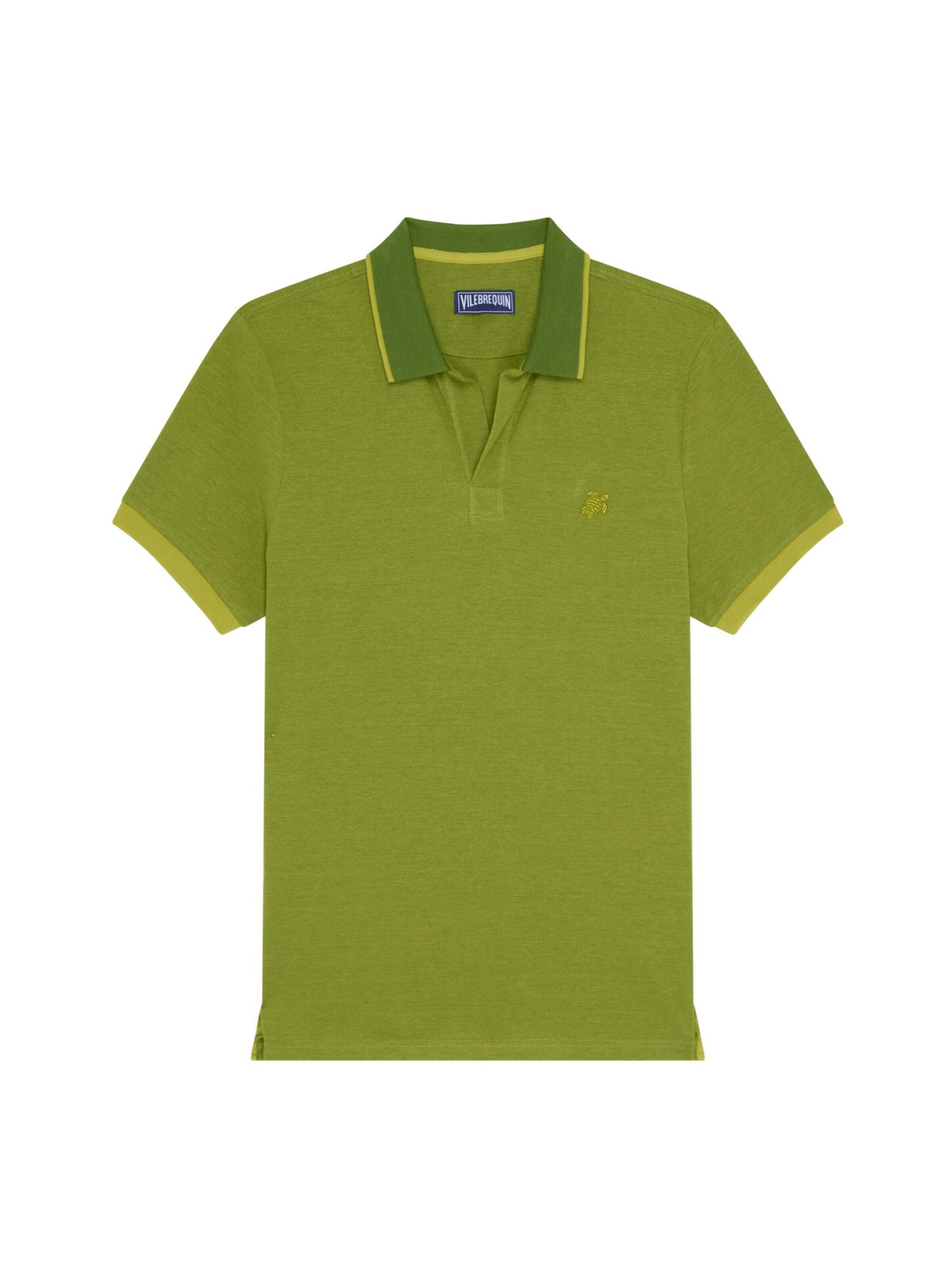 T-Shirt Vilebrequin en vert : devant