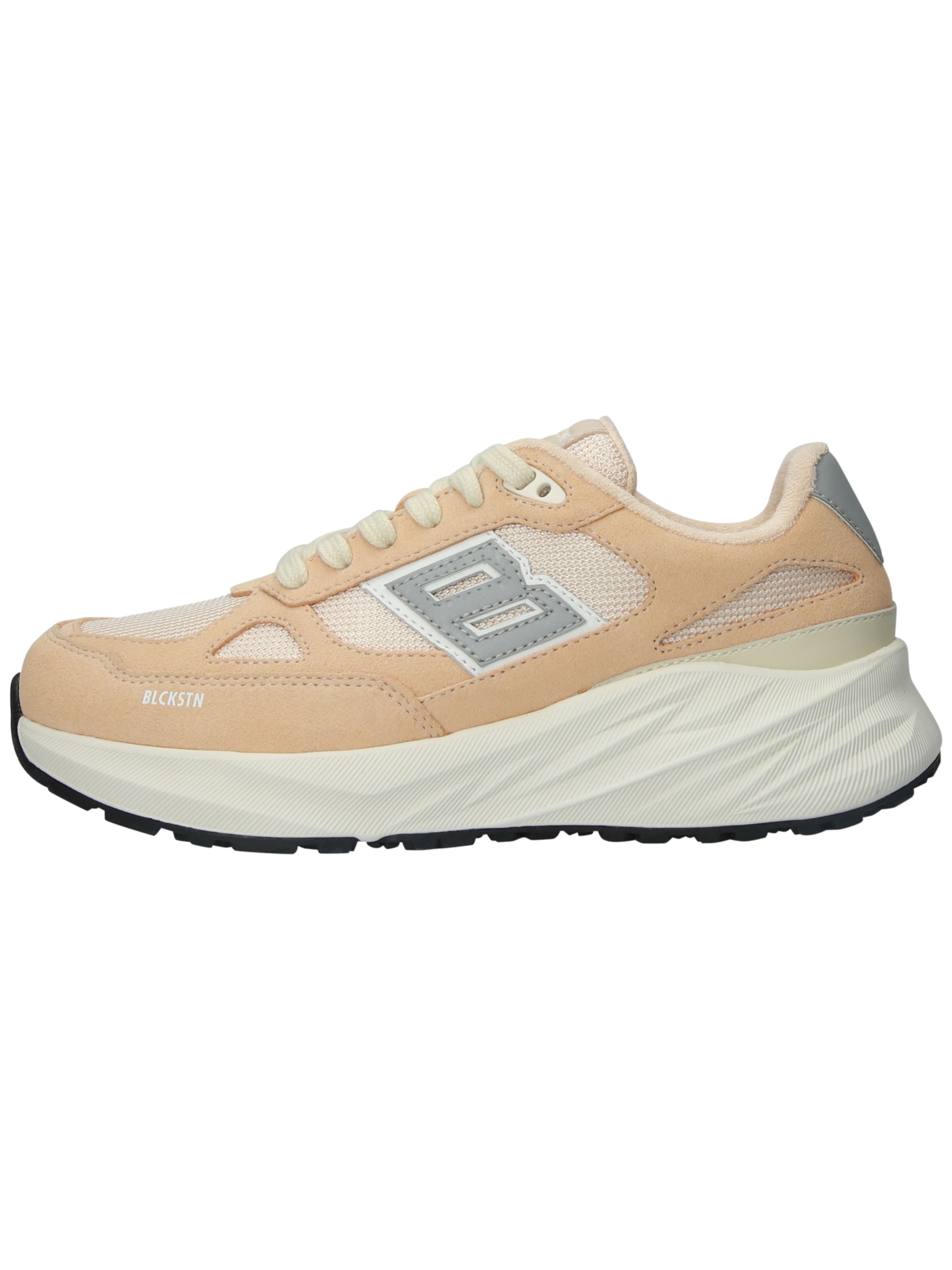 BLACKSTONE Låg sneaker i beige: framsida
