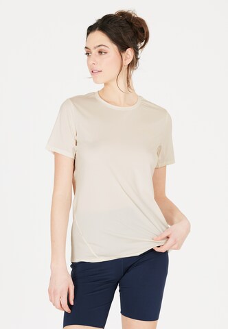 ENDURANCE Performance Shirt 'Nan' in Beige: front