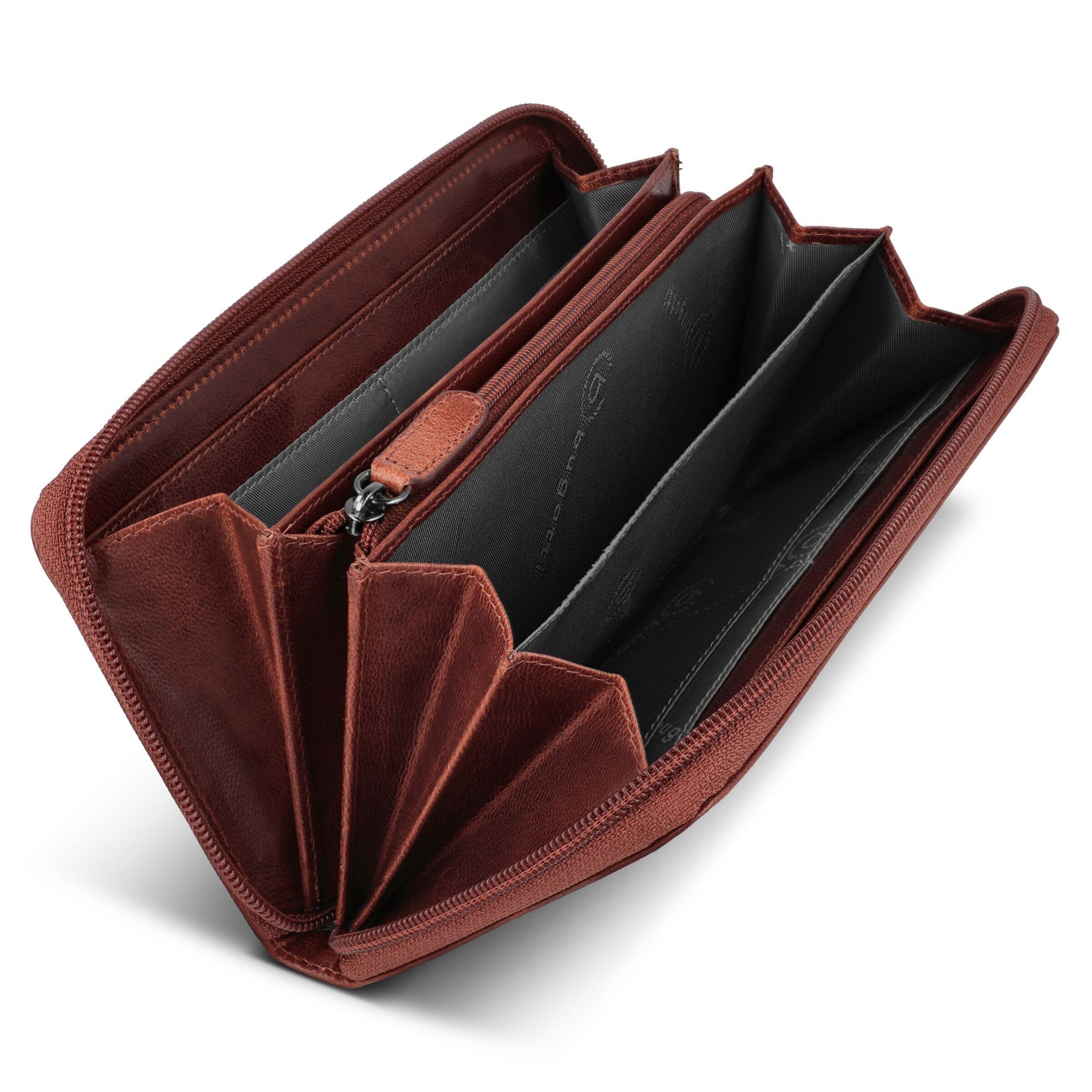 Portamonete 'Valencia' di bugatti in marrone