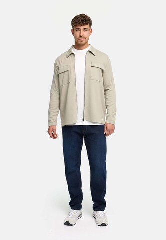 INDICODE JEANS Regular fit Zakelijk overhemd 'Nezzo' in Beige