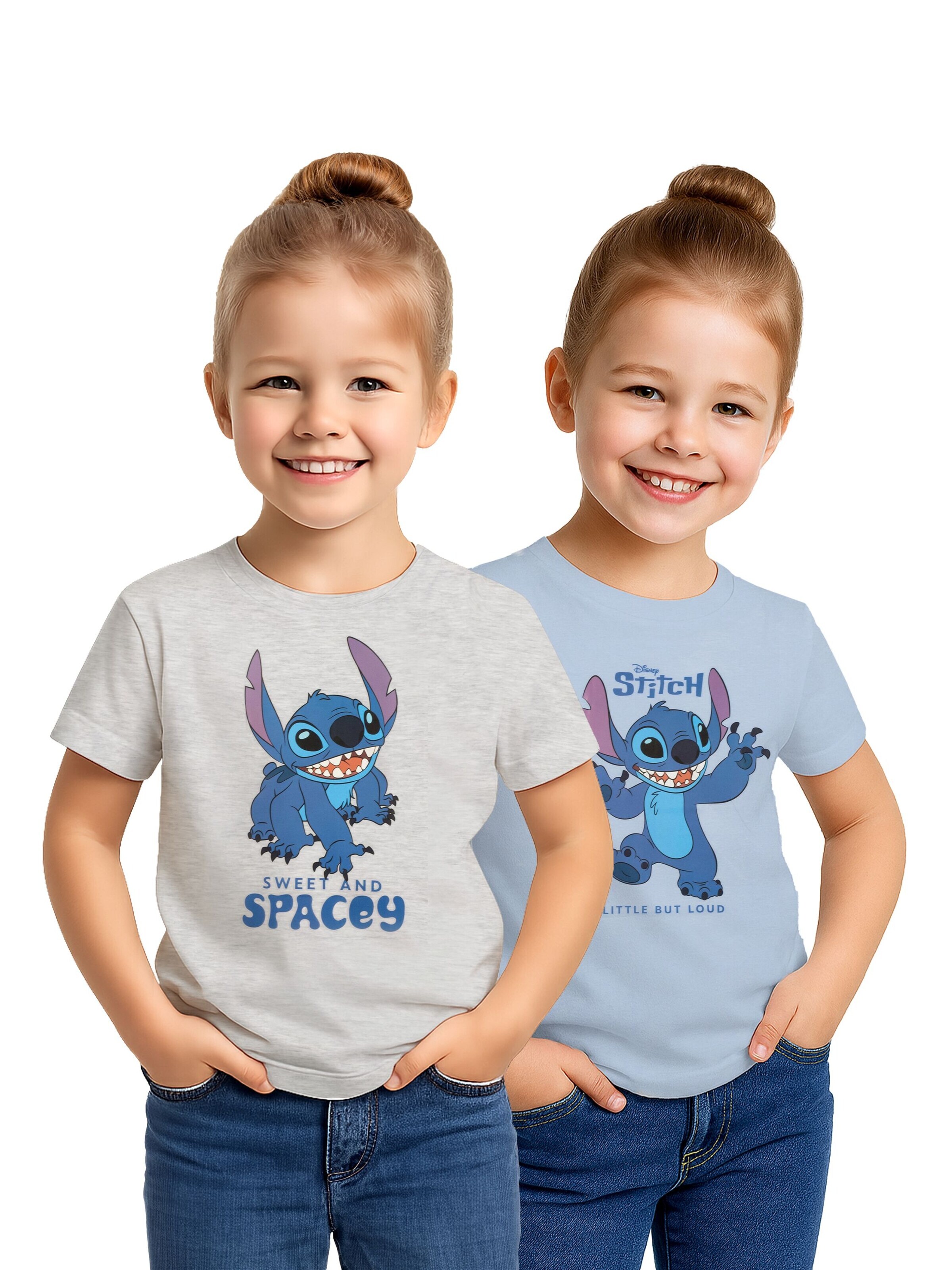 Disney Lilo & Stitch Shirt‌‌‌‌ in Mischfarben: Vorderseite