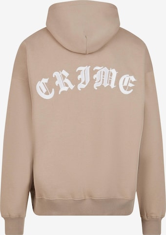 Dropsize Sweatshirt 'Crime' i beige