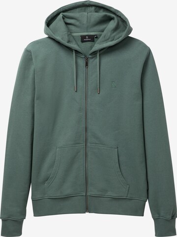 recolution Zip-Up Hoodie 'BIRCH' in Green: front