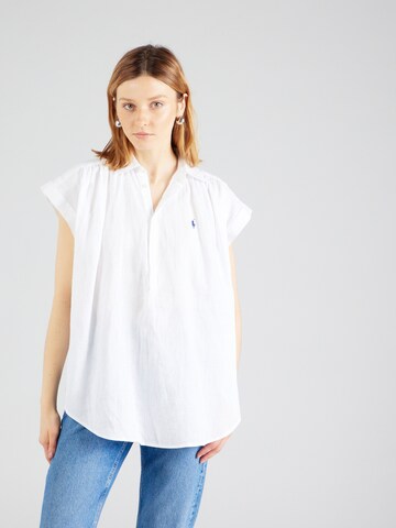 Camicia da donna di Polo Ralph Lauren in bianco: frontale