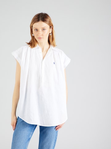 Polo Ralph Lauren - Blusa em branco: frente