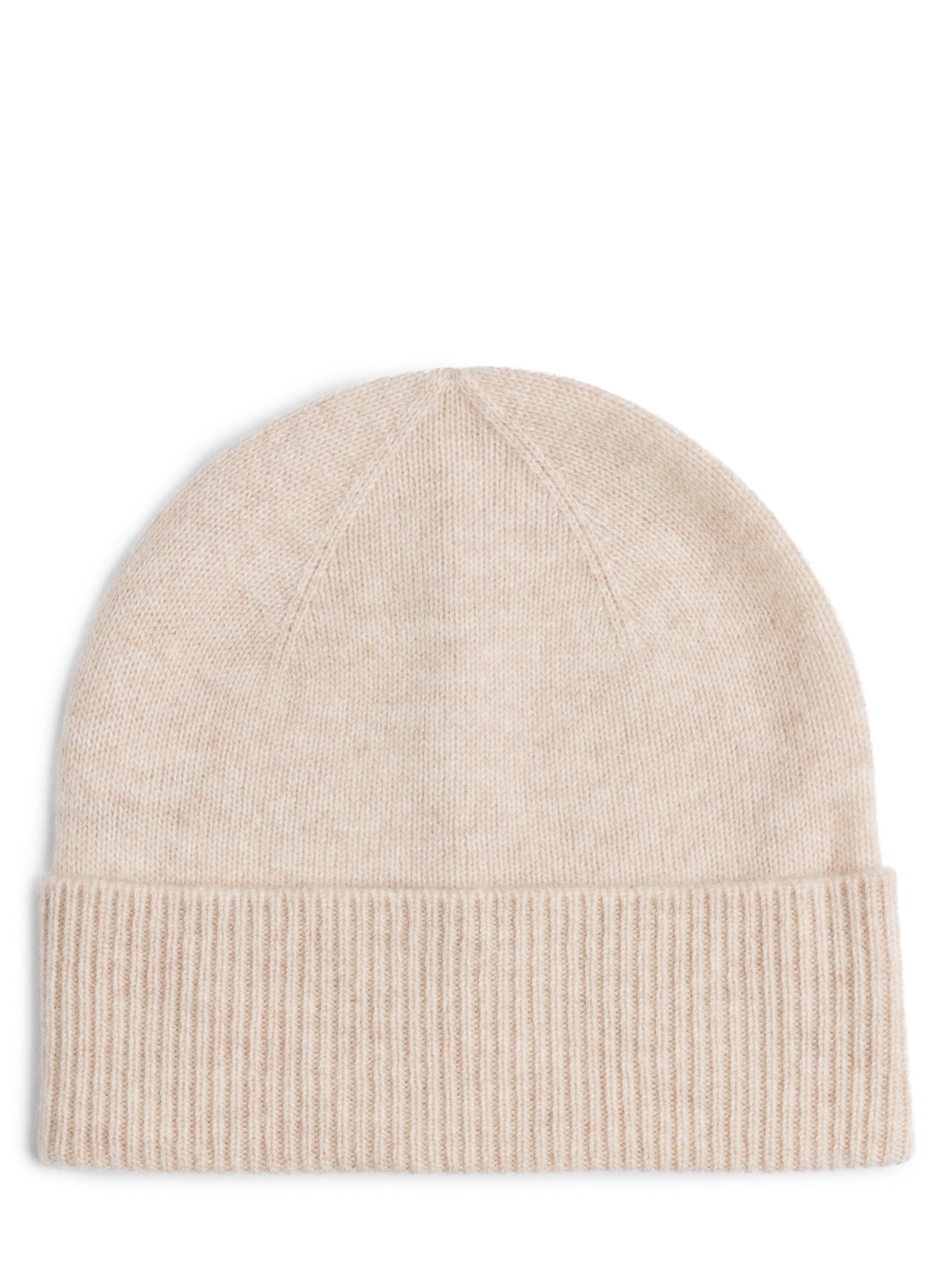 Marie Lund Mütze in Beige: Vorderseite