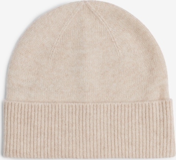 Marie Lund Beanie in Beige: front