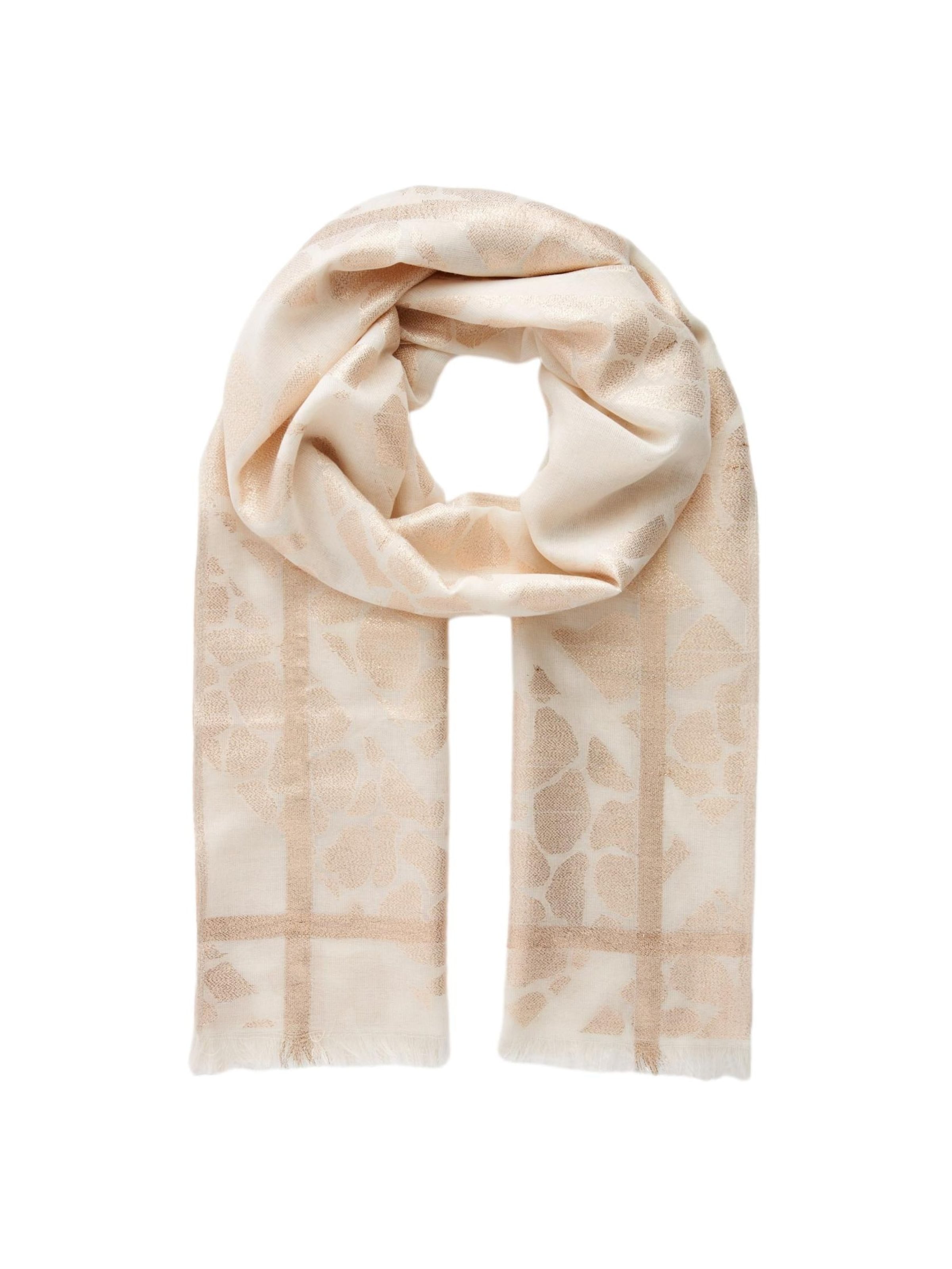 Next Scarf in Beige: front