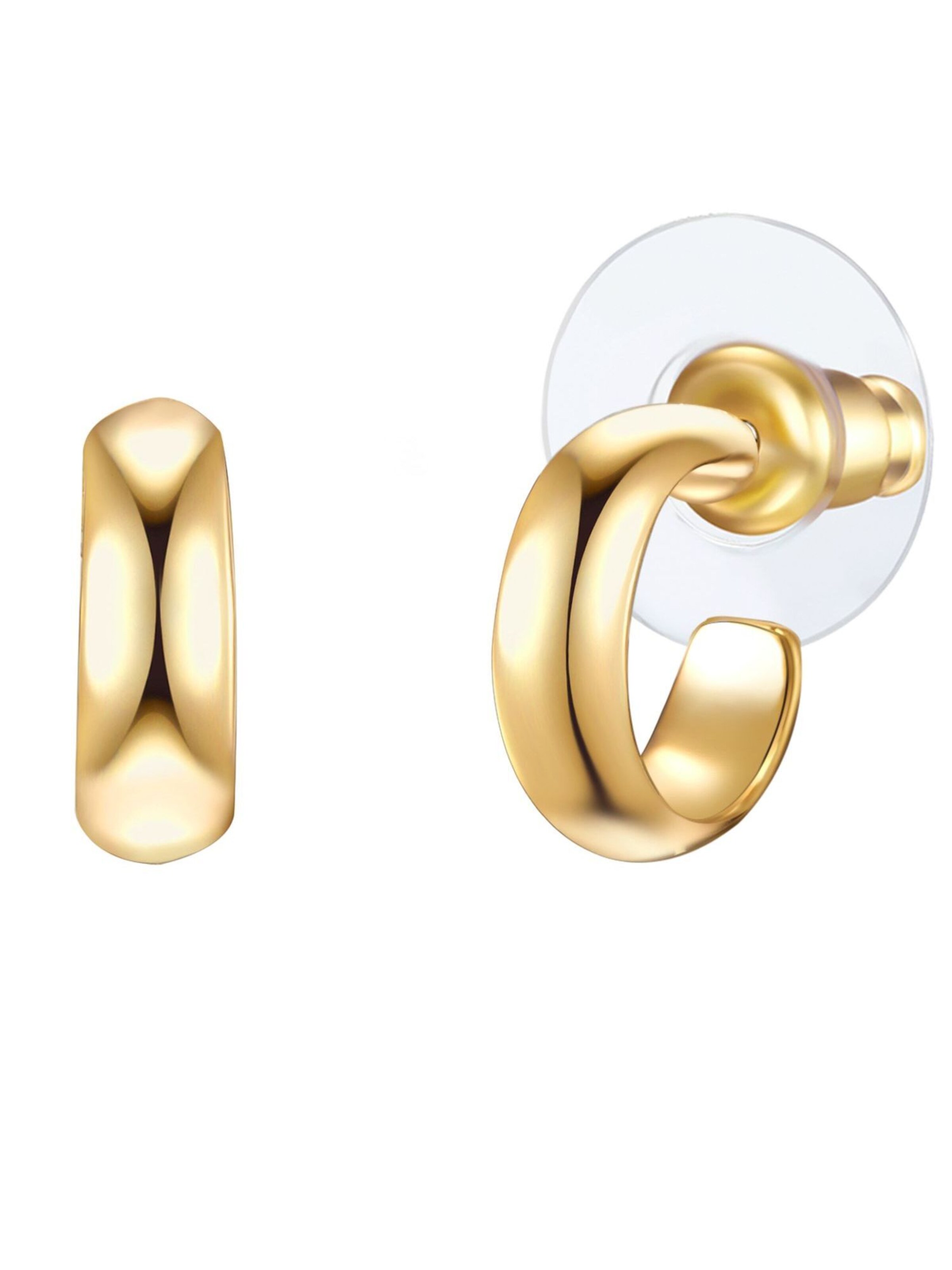 Lulu & Jane Oorbellen in Goud: voorkant