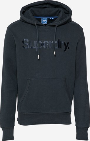 Superdry Mikina – modrá: přední strana