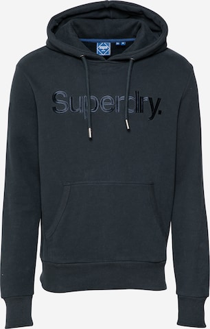 Sweat-shirt Superdry en bleu : devant