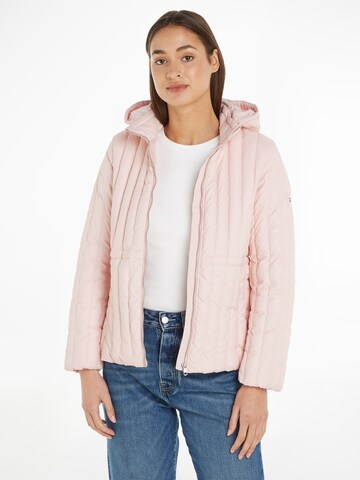 TOMMY HILFIGER Between-Season Jacket in Pink: front