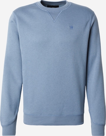 G-STAR Sweatshirt 'Premium Core' i blå: framsida