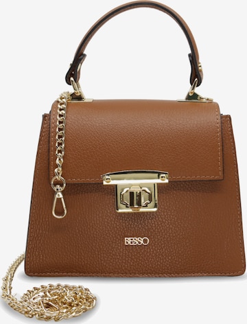 BESSO Handbag 'Chic Minimal' in Brown: front