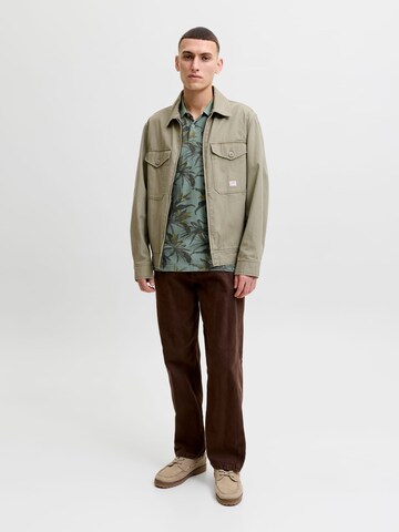 JACK & JONES Shirt 'Bluhawaii' in Green