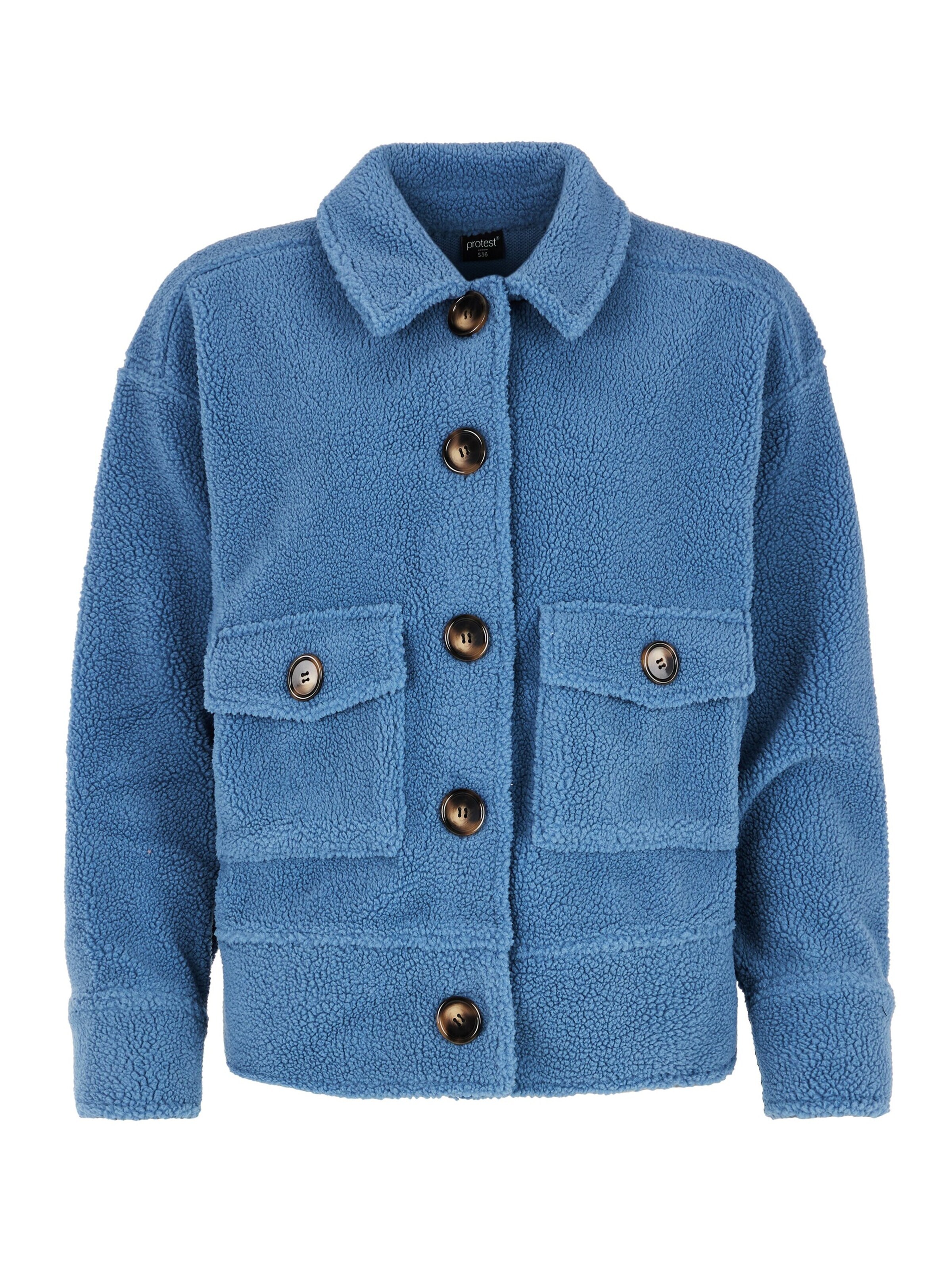 PROTEST Winterjas 'PRTBOND' in Blauw: voorkant