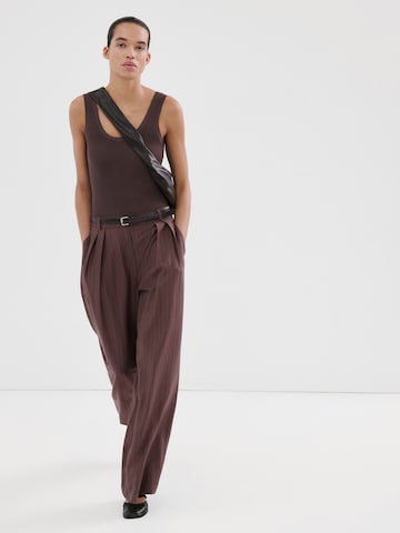 MANGO Kombinezon 'Gigi' | rjava barva: sprednja stran