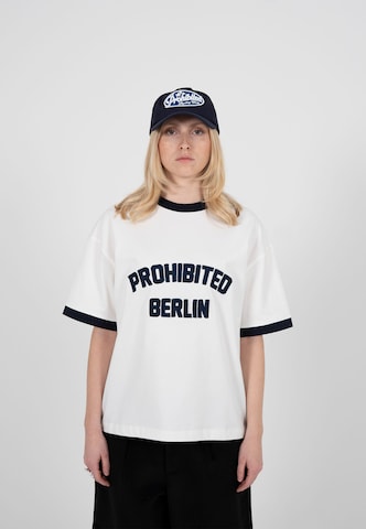 Prohibited - Camisa 'Rush Contrast' em azul