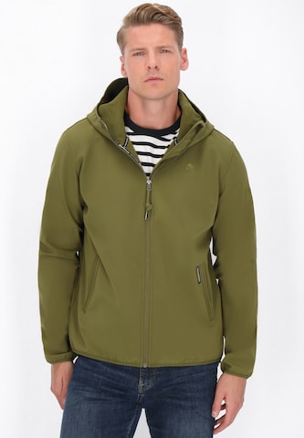 Veste fonctionnelle Schmuddelwedda en vert : devant