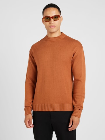 Pulover 'JJEJack' de la JACK & JONES pe maro: față
