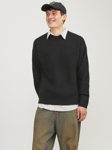 JACK & JONES Trui in Zwart: voorkant