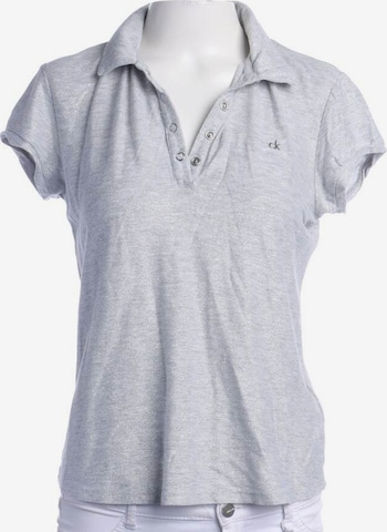 Calvin Klein Shirt S in Silber: predná strana