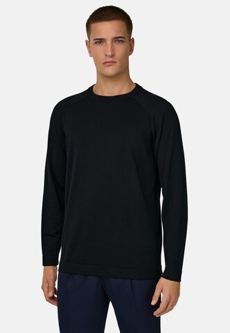 Pull-over Boggi Milano en noir : devant