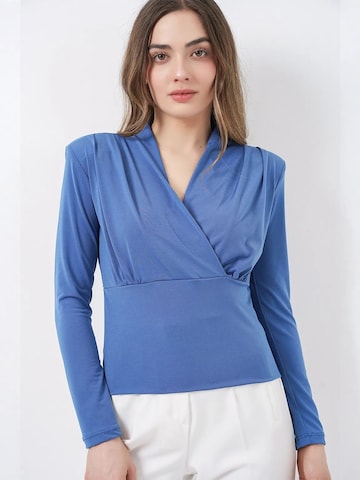 Camicia da donna di Bigdart in blu: frontale