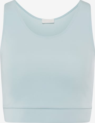 Hanro Top 'Balance' in Blauw: voorkant