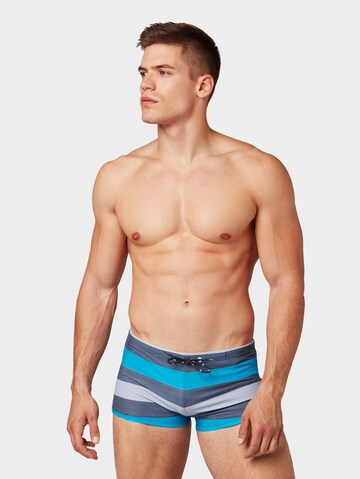 TOM TAILOR Badeshorts in Blau