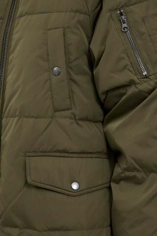 ICHI Winter Coat 'BUNALA' in Green