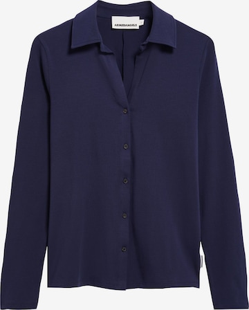 ARMEDANGELS Blouse in Blauw: voorkant