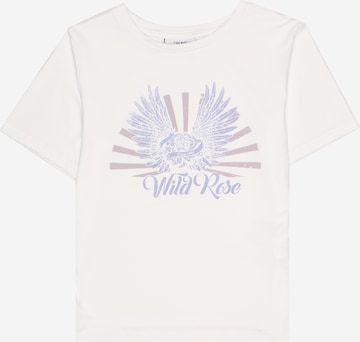 T-Shirt 'Poppy' GRUNT en blanc : devant