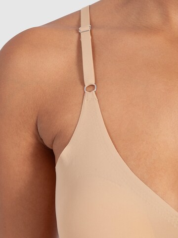 Bustier Soutien-gorge de sport 'Nysa' Smilodox en beige