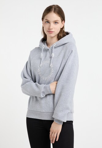 DreiMaster Maritim Sweatshirt in Grijs: voorkant