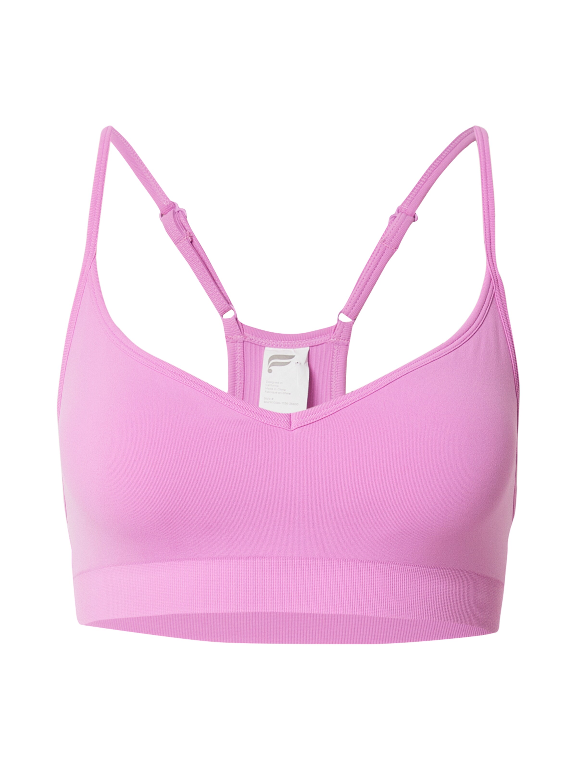 Fabletics Bustier Sports-BH i pink: forside