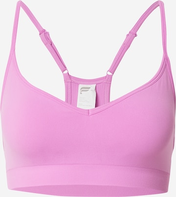 rožinė Fabletics Biustjė Sportinė liemenėlė: priekis