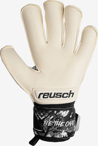 REUSCH Athletic Gloves 'Attrakt Freegel Gold' in Black