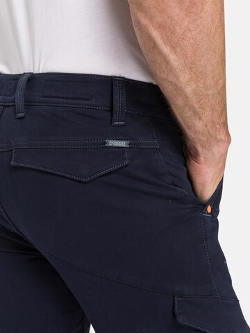 PIONEER Slimfit Hose 'Warren' in Blau