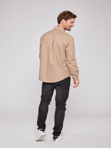 U.S. POLO ASSN. Regular Fit Skjorte 'Armin' i beige