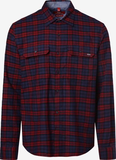 Finshley & Harding London Overhemd in de kleur Navy / Framboos, Productweergave