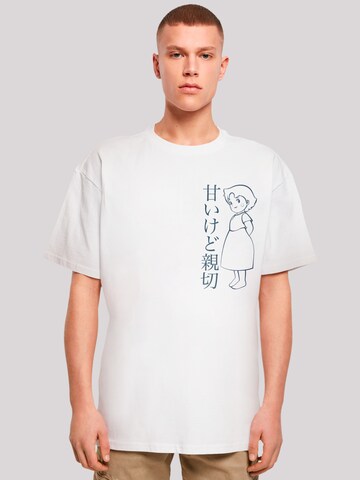 T-Shirt 'Heroes of Childhood Heidi Hello Heidi' F4NT4STIC en blanc : devant