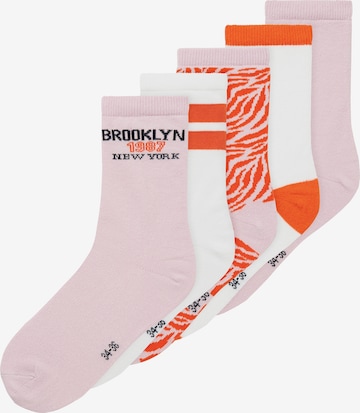 NAME IT Socks 'NKFVILDE' in Purple: front