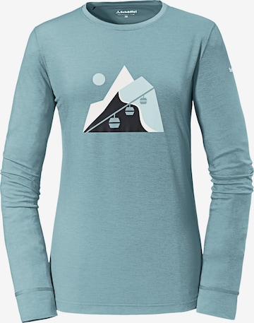 Schöffel Functioneel shirt 'Glogghus' in Blauw: voorkant