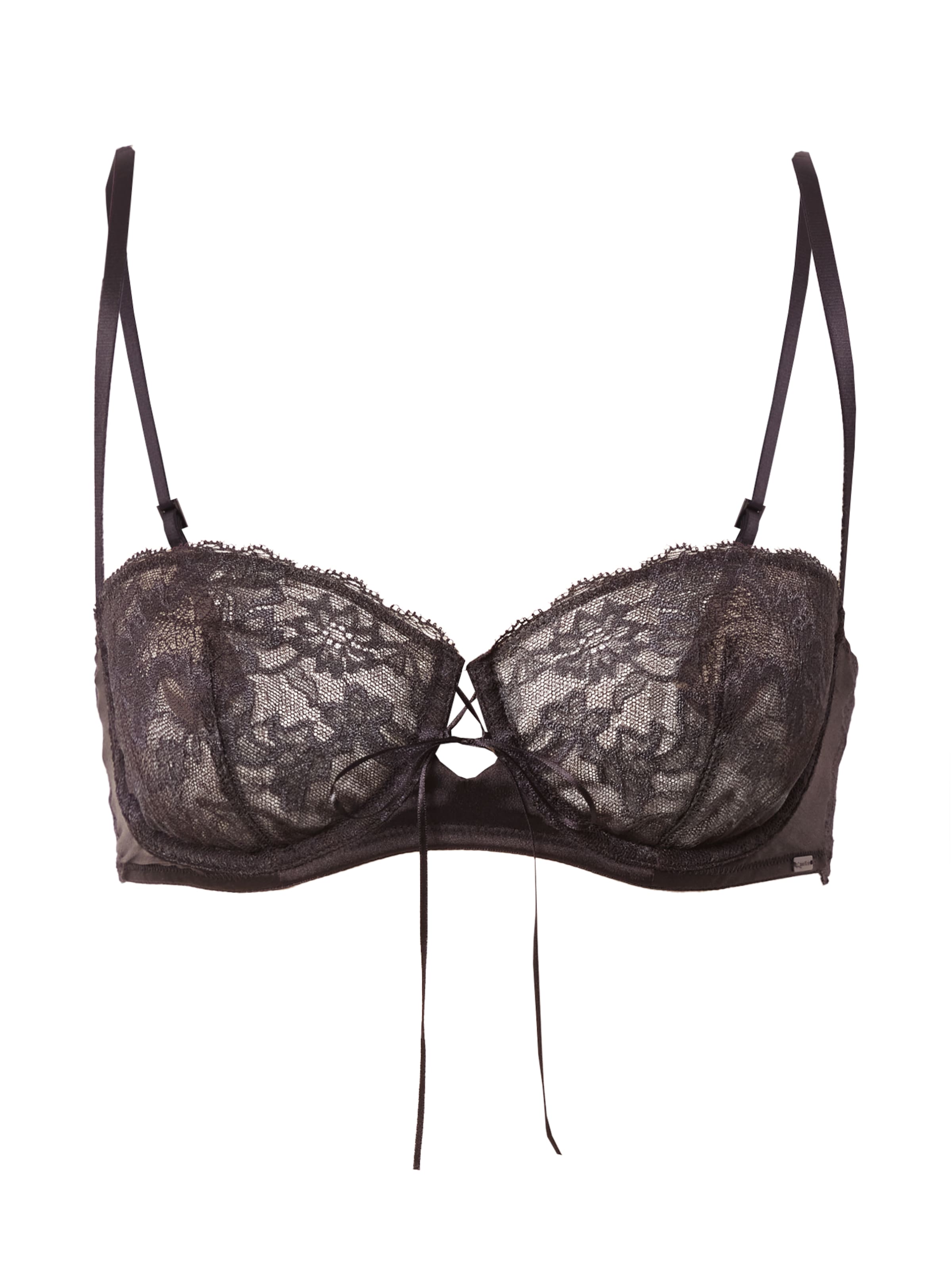 Calvin Klein Underwear Балконет Бюстгальтер в Черный: спереди