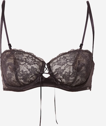 Calvin Klein Underwear Balconette Bra in Black: front